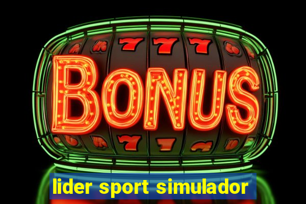 lider sport simulador